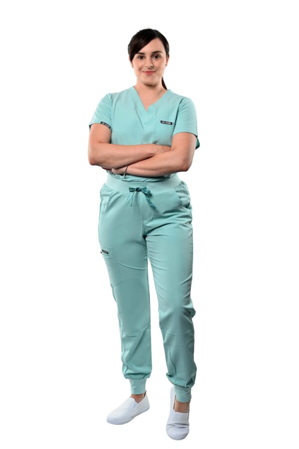 Joggers Medical Green Front