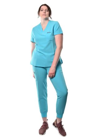 Joggers Turquoise Front